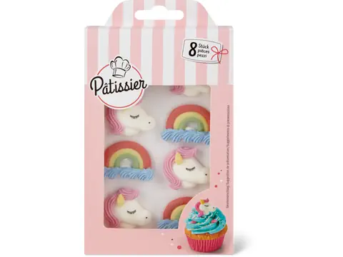 Unicorn sugar decoration