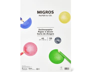 Migros Paper & Co. Papier à dessin A3 · 1 pz
