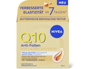 Nivea Q10 Anti-Falten Facial Butter Kollagenpeptide, Ceramide 50ml