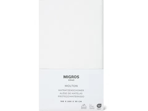 Molton Proteggimaterasso 160 x 200 x 30 cm, bianco