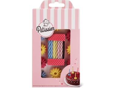 Sugar decorations with candles