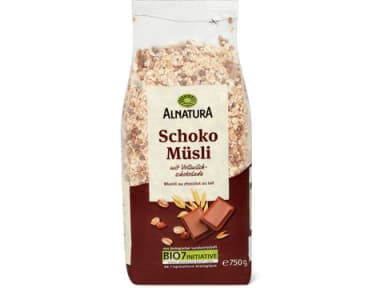 Alnatura Milk chocolate muesli 750g