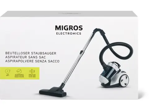 Migros Electronics Beutelloser Staubsaguer · 1 pz