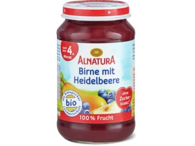 Alnatura Birne Heidelbeere Brei 190g