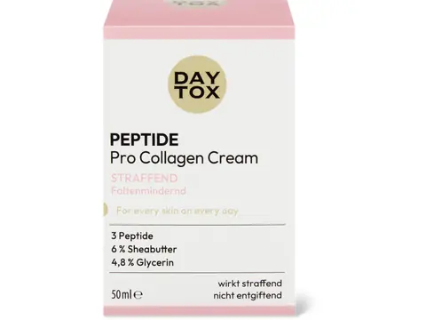 Peptide Pro Collagen Cream SPF 30 Three peptides, glycerin and panthenol