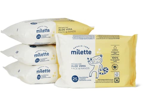Feuchttücher Face&Hands Aloe Vera