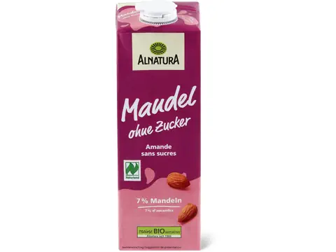 Alnatura Almond drink Organic, no added sugar 1l