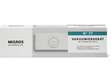 Vacuum sealer incl. 5 bags 30 x 20 cm