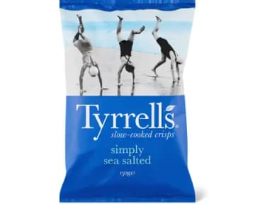 Tyrrells Chips lightly salted 150g