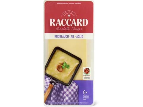 Raclette all'aglio a fette