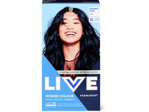 Schwarzkopf LIVE Intense Colour Colorazione 90 Cosmic Blue, permanente