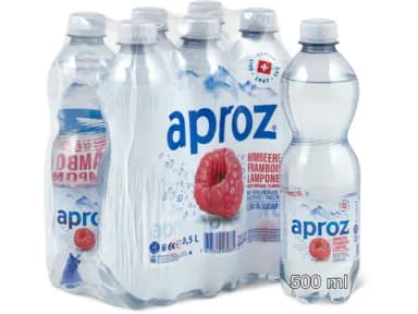 Raspberry-flavoured water