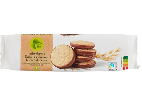 Biscotti di avena al cioccolato al latte