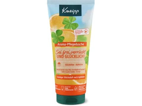 Kneipp Docciaschiuma trattante "Sei frei, verrückt und glücklich" Quadrifoglio e arancia 200ml