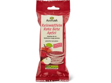 Alnatura Organic rice cakes, beetroot and apple 23.5g