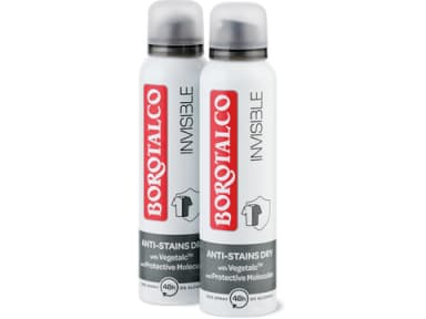 Borotalco Déodorant spray Invisible 2x150ml
