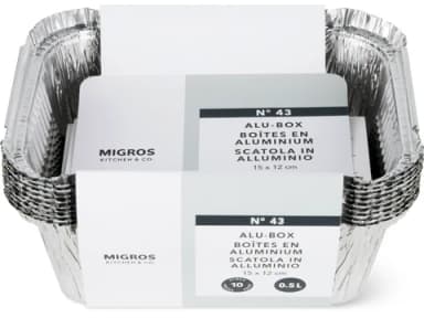 Aluminium tray 0.5 l