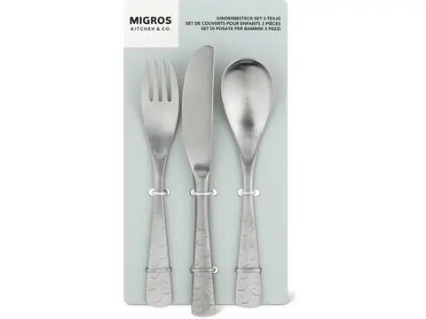Set Kinderbesteck 3-teilig silber