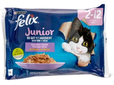 Felix Junior mixed selection in jelly 4x85g