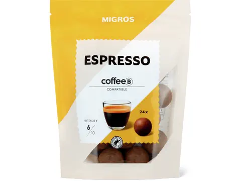 Migros Espresso coffee balls 136g