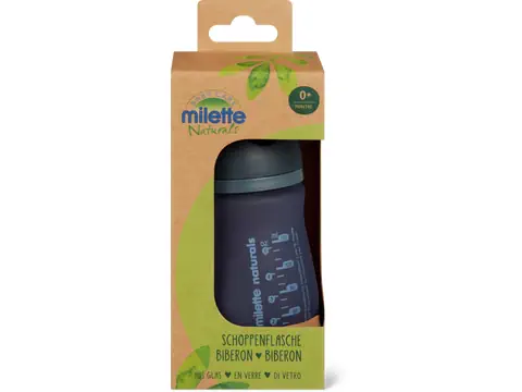 Milette Biberon en verre · 1 pz