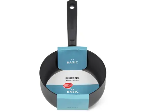 Saucepan with handle Ø 20 cm, black