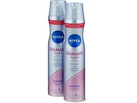 Nivea Laque Diamant Brillance tenue extra-forte 2x250ml