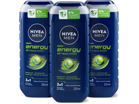 Nivea Doccia Energy 3in1 3x250ml
