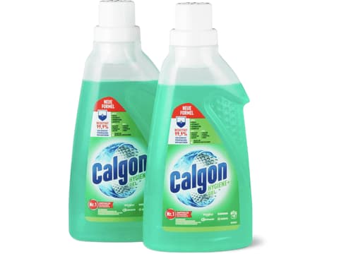 Calgon Addolcitore d'acqua in gel, igienizzante 2x750ml