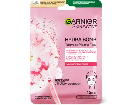 Garnier Maschera idratante in tessuto Hydra Bomb