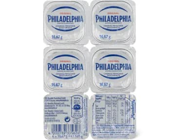 Philadelphia Cream Cheese Portions 6x16.67g