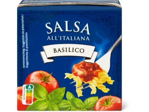Salsa di pomodoro al basilico