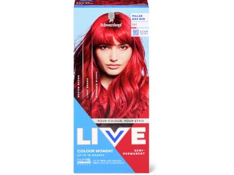Schwarzkopf Shampoo colorante LIVE Ultra Brights rosso