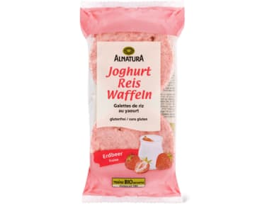 Alnatura Organic Strawberry Yogurt Rice Cakes 100g