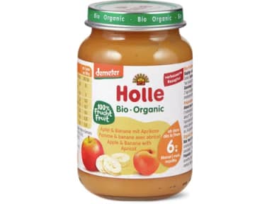 Holle Apfel-Bananen-Brei mit Aprikose 190g