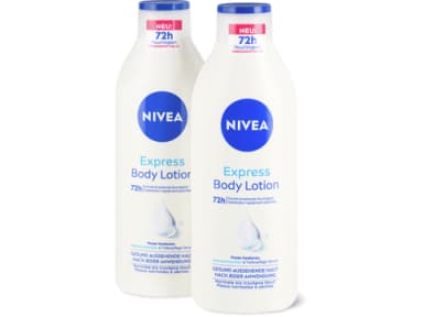 Nivea Lait corporel Express 48h 2x400ml