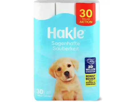 Hakle Sagenhafte Sauberkeit · 30 pz