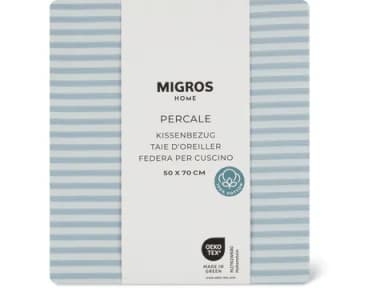 Percale pillowcase