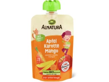 Alnatura Quetschbeutel Apfel Karotte Mango Demeter