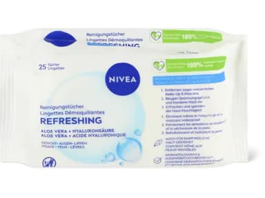 Nivea Erfrischende Reinigungstücher Aloe Vera, Hyaluronsäure