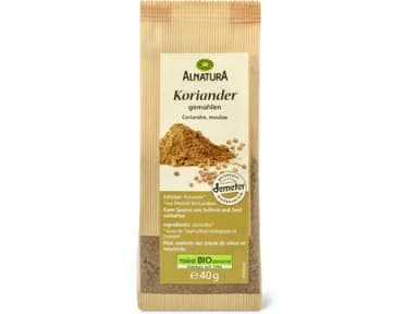 Alnatura Coriander Organic, Demeter, ground 40g