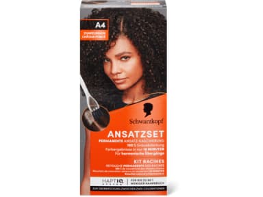 Schwarzkopf Ansatzset A4 Dunkelbraun