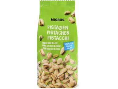 Migros Geröstete und gesalzene Pistazien 500g