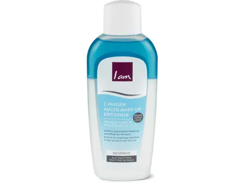 Biphase waterproof eye make-up remover