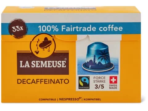 La Semeuse Decaffeinato 33 capsule compatibili Nespresso
