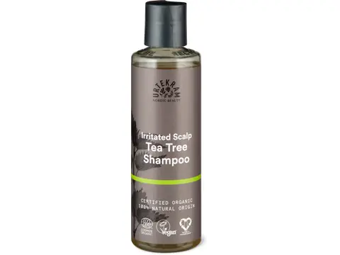 Tea tree shampoo for irritated scalp, vegan