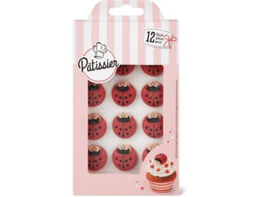 Ladybird sugar decoration