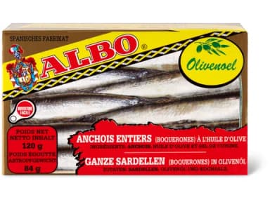 Albo Ganze Sardellen · 84 g