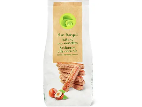 Bastoncini alle nocciole