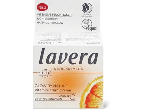 Crema alla vitamina C 3in1 Glow by Nature vegano